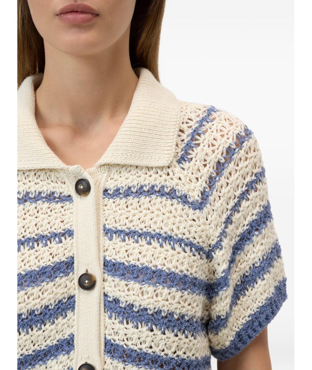 CLOSED Синий хлопковый кардиган, фото 3