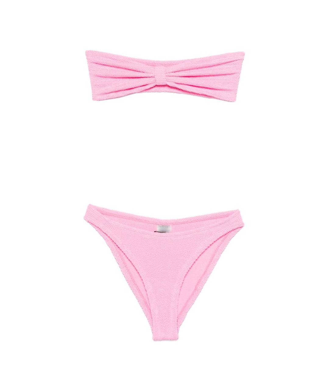 HUNZA G Розовый купальник, фото 1