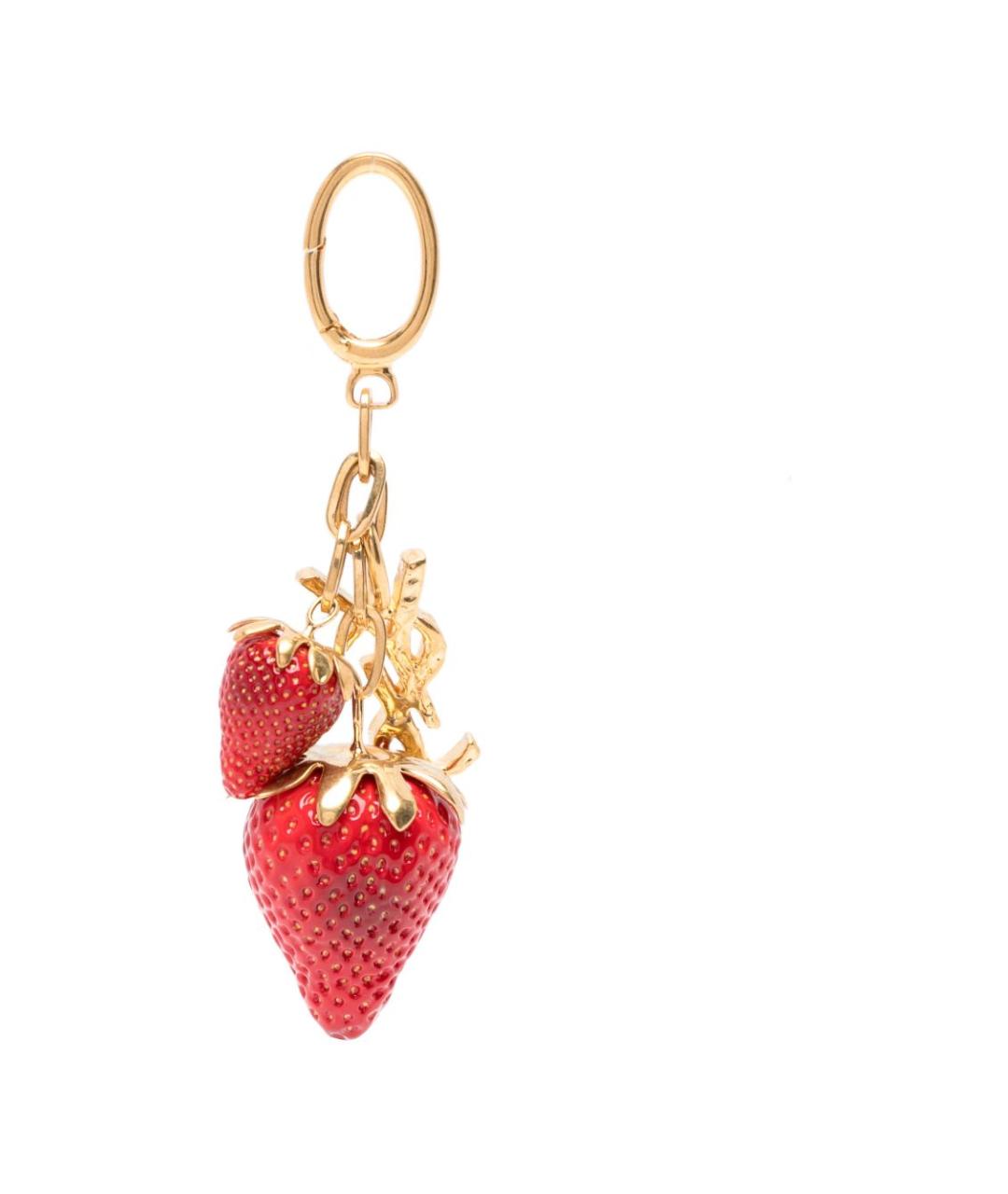 SAINT LAURENT Золотой брелок, фото 2