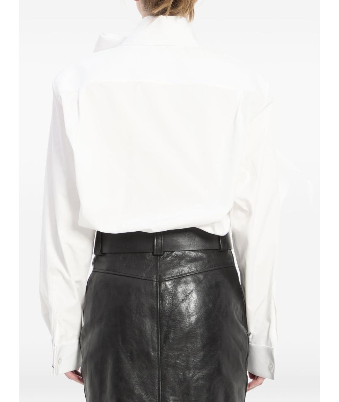 SAINT LAURENT Белая хлопковая рубашка, фото 2