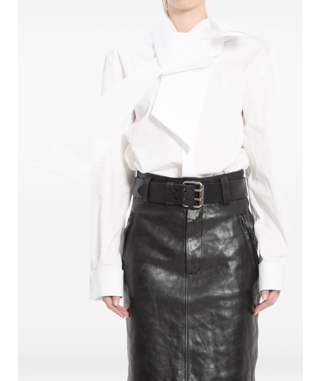 SAINT LAURENT Белая хлопковая рубашка, фото 5