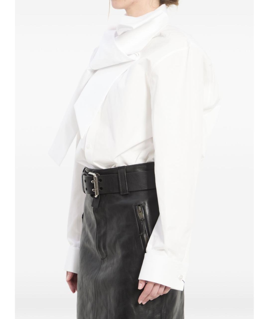 SAINT LAURENT Белая хлопковая рубашка, фото 3