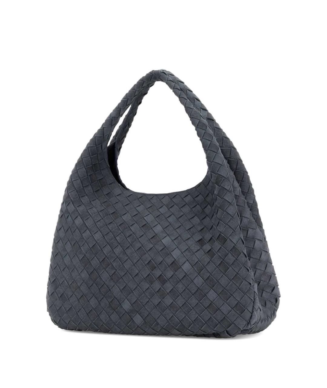 BOTTEGA VENETA Серая кожаная сумка тоут, фото 2