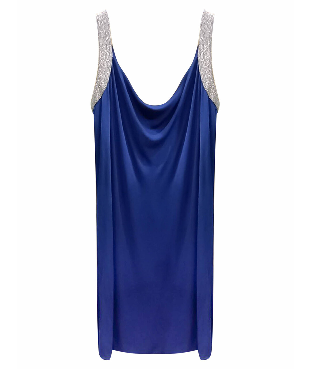 ALBERTA FERRETTI Синее вечернее платье, фото 1