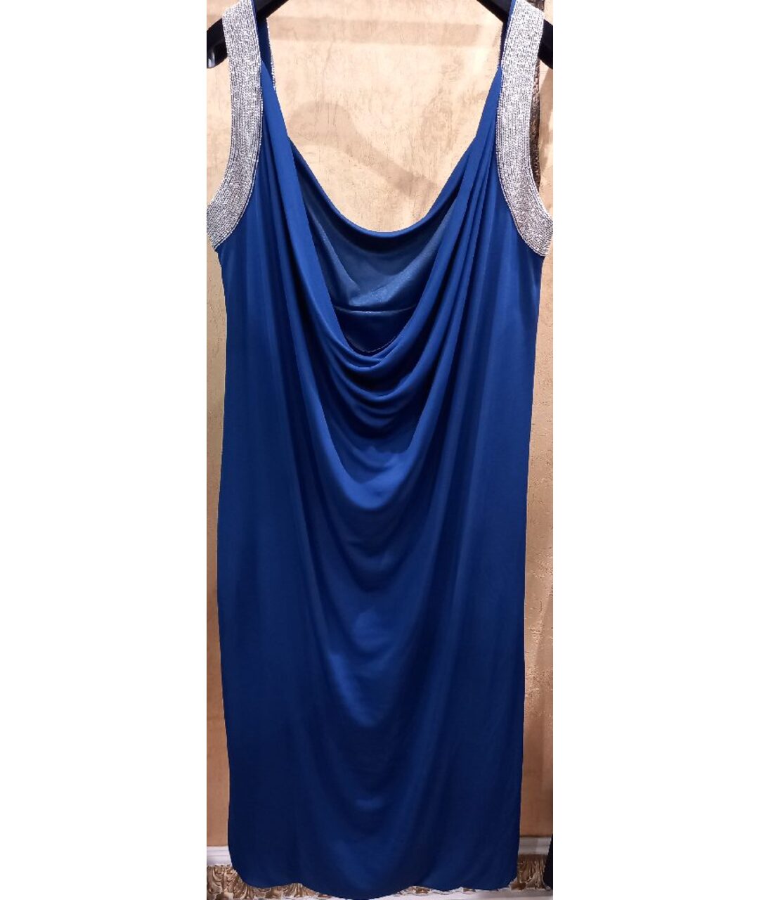 ALBERTA FERRETTI Синее вечернее платье, фото 2