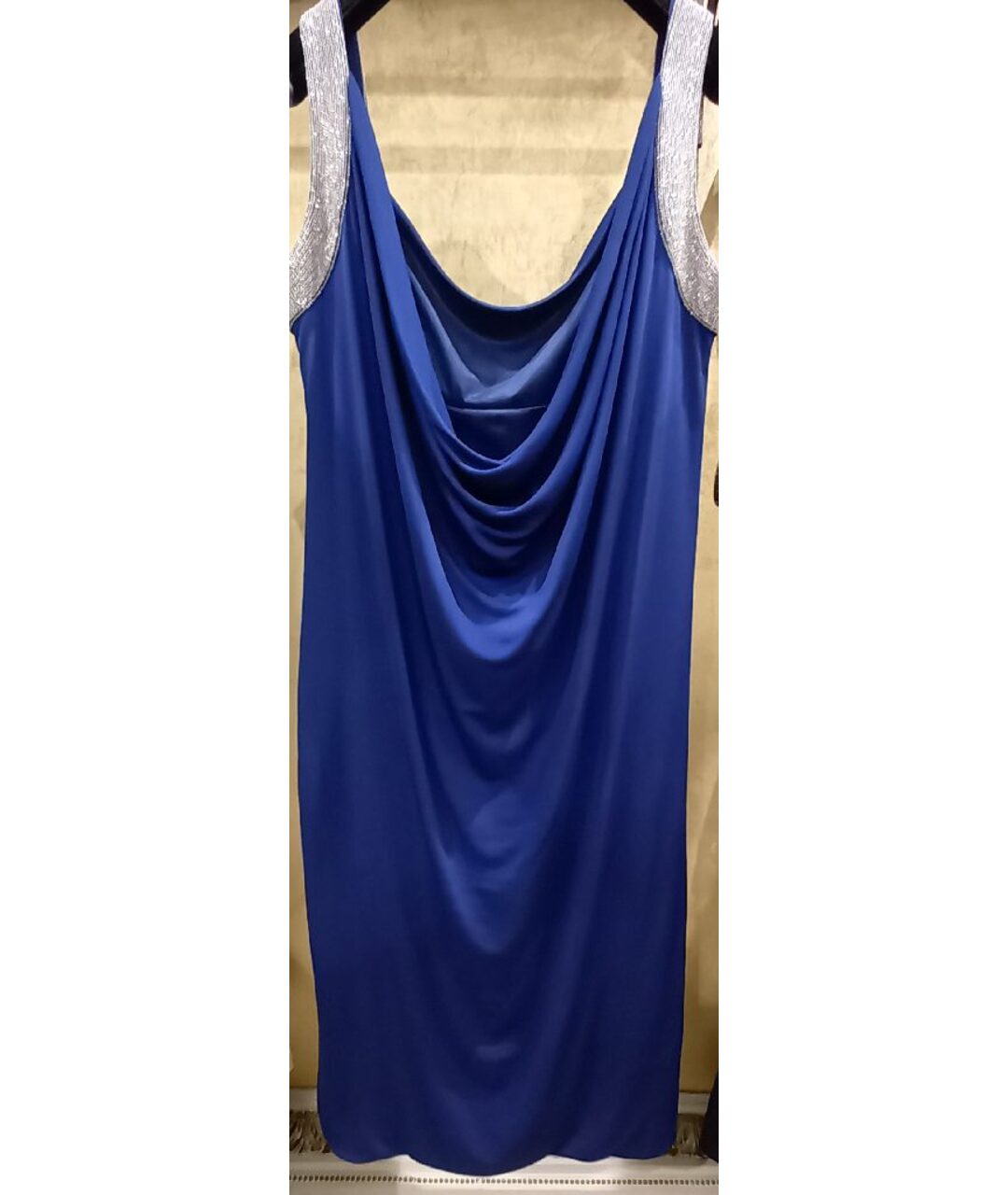 ALBERTA FERRETTI Синее вечернее платье, фото 3