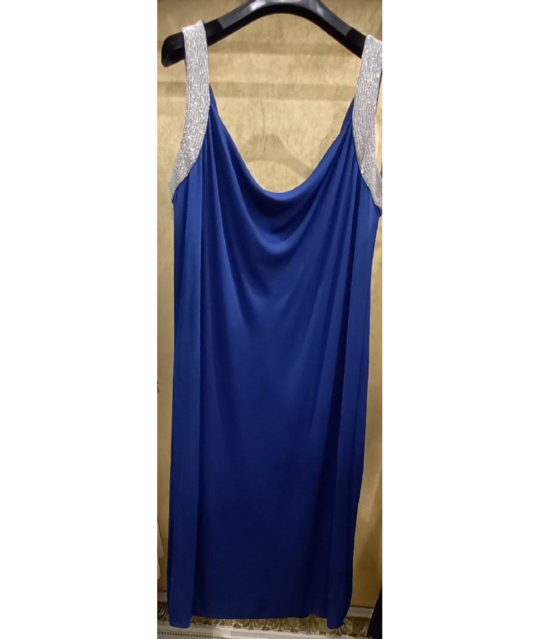 ALBERTA FERRETTI Синее вечернее платье, фото 5