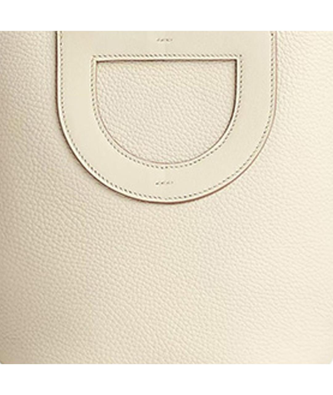 HERMES Белая сумка через плечо, фото 4