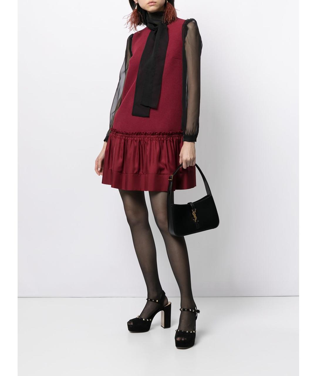 SAINT LAURENT Черная кожаная сумка через плечо, фото 3