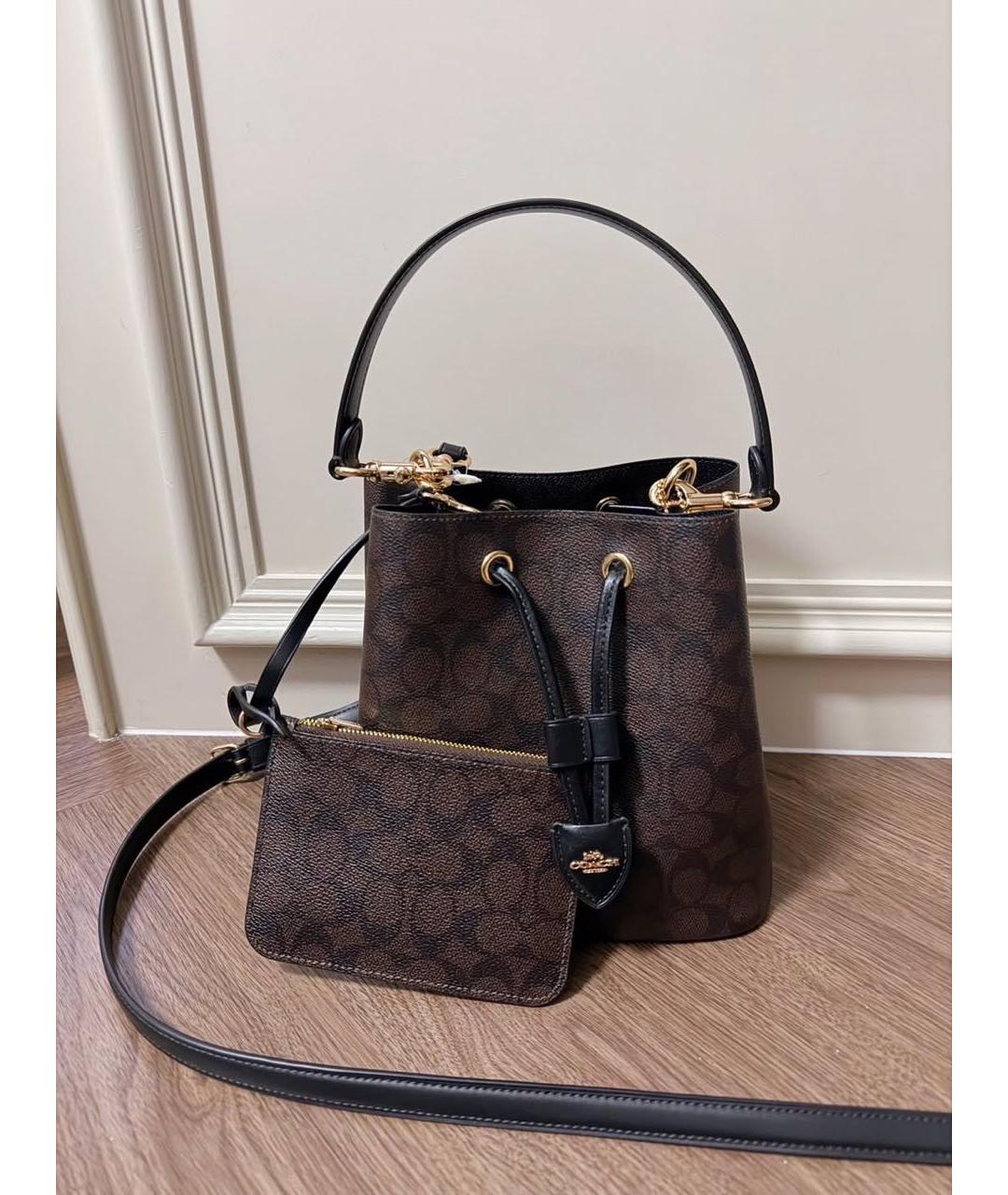 COACH Коричневая сумка тоут, фото 6