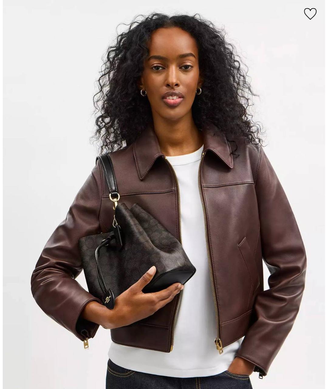 COACH Коричневая сумка тоут, фото 2