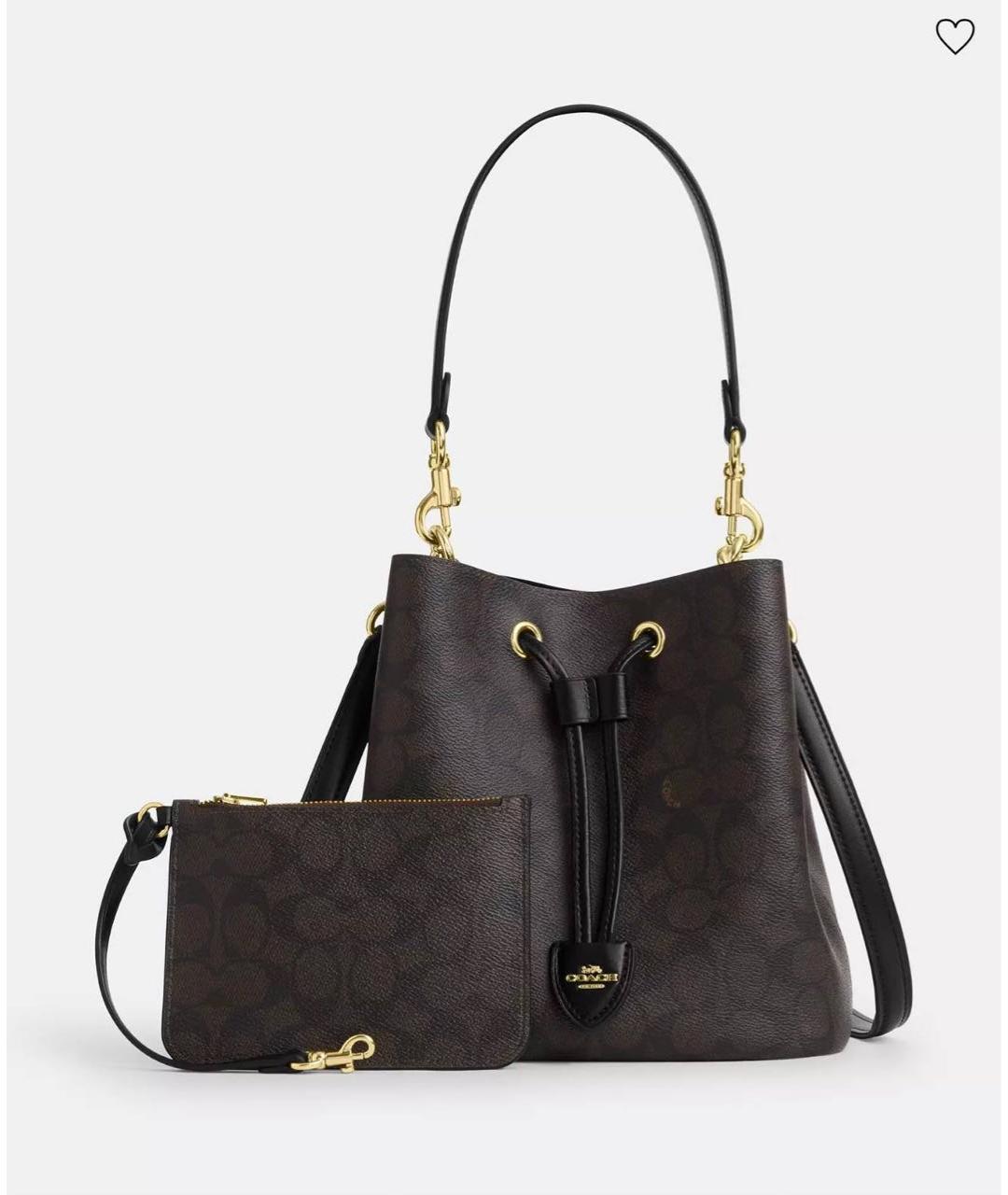 COACH Коричневая сумка тоут, фото 8