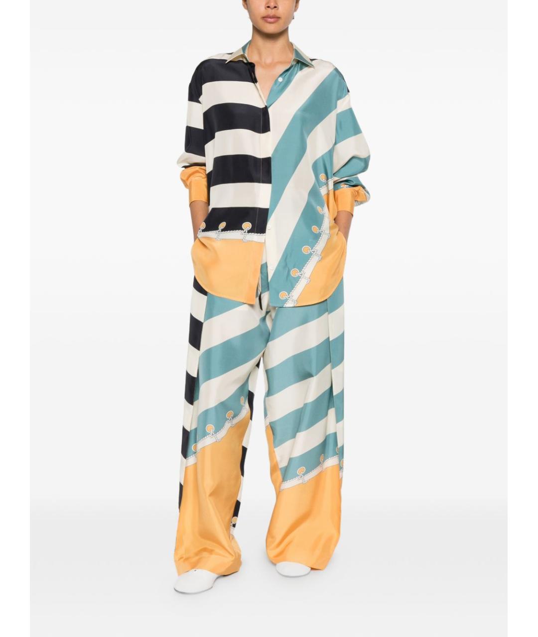 LOEWE Мульти шелковая рубашка, фото 3