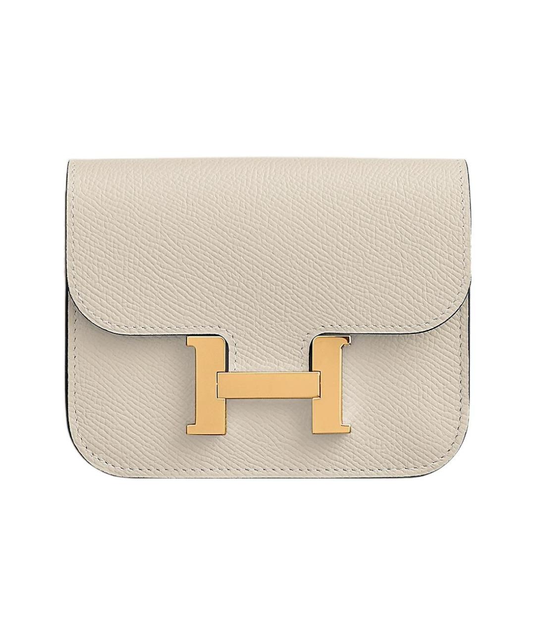 HERMES Бежевая кожаная поясная сумка, фото 1