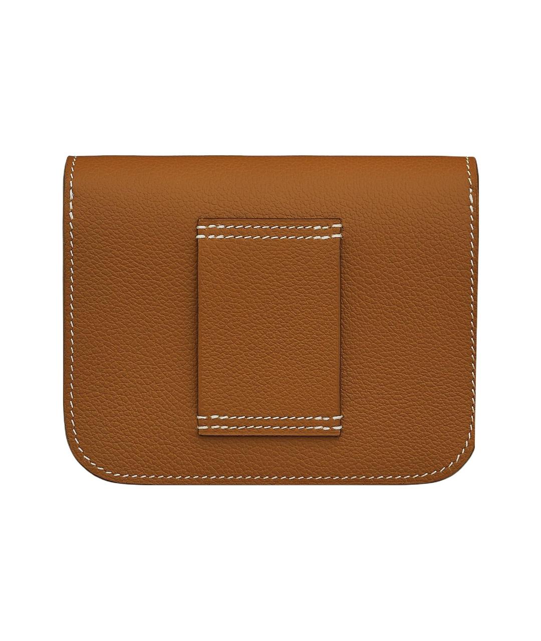 HERMES Коричневая кожаная поясная сумка, фото 2