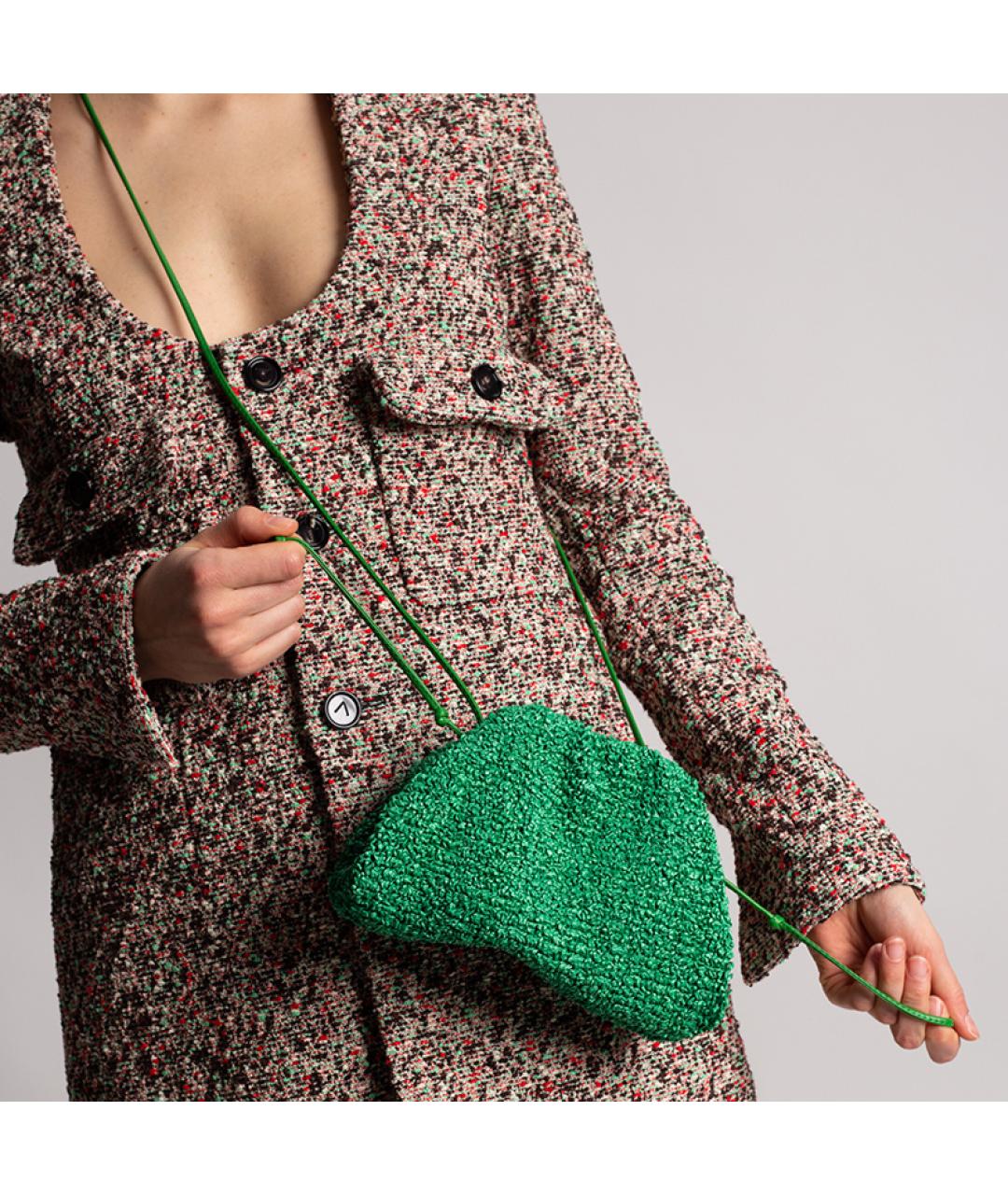 BOTTEGA VENETA Зеленая сумка через плечо, фото 4
