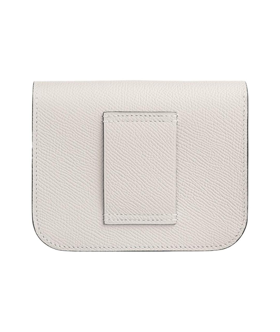 HERMES Бежевая кожаная поясная сумка, фото 2