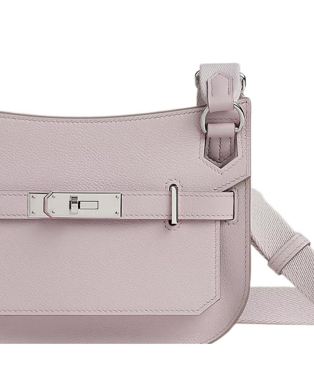 HERMES Фиолетовая кожаная сумка через плечо, фото 5