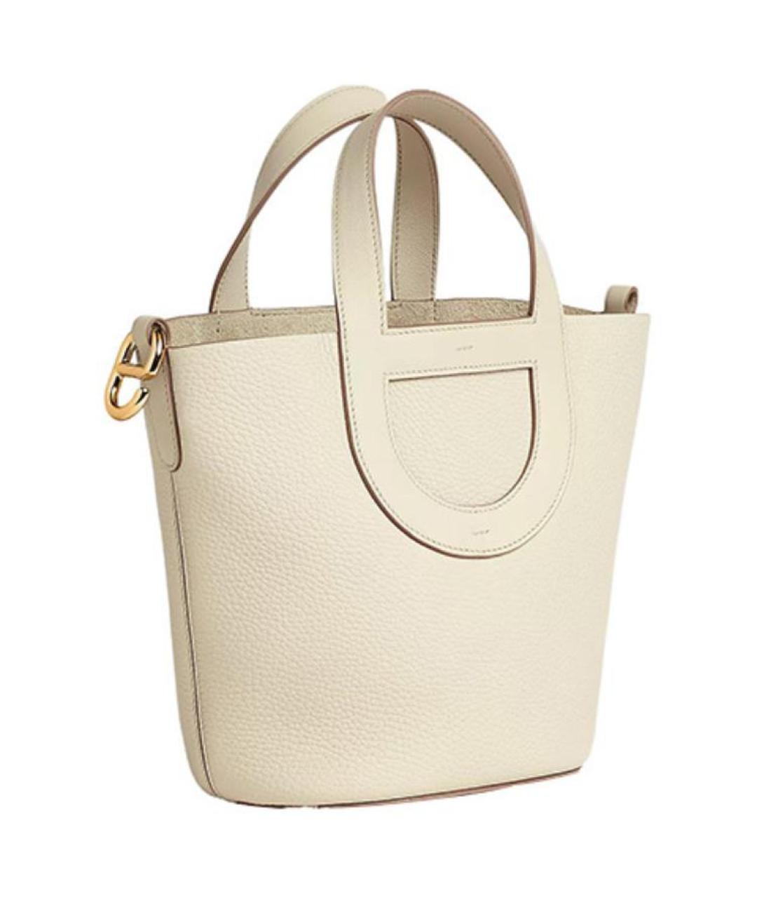 HERMES Белая сумка через плечо, фото 3