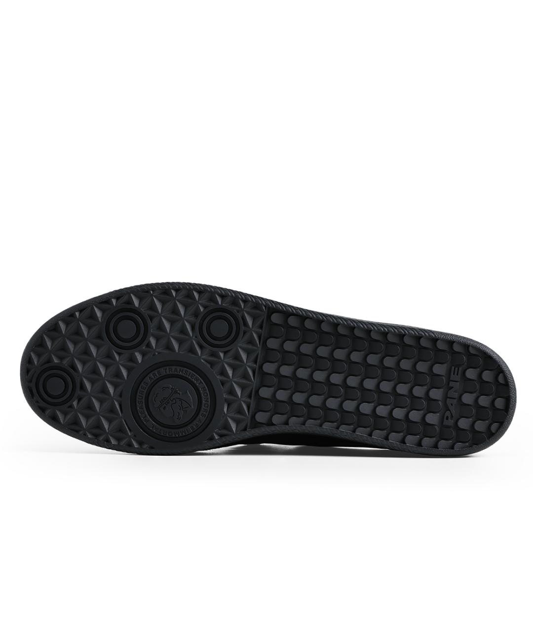 PANE Черные кожаные кроссовки, фото 4