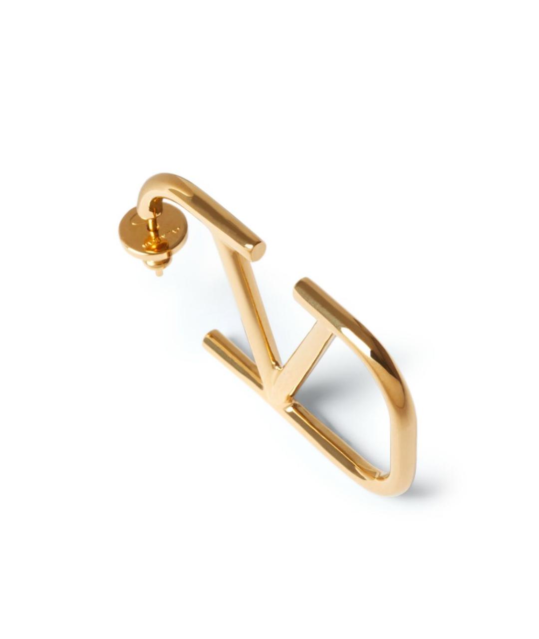 VALENTINO Золотые металлические серьги, фото 4