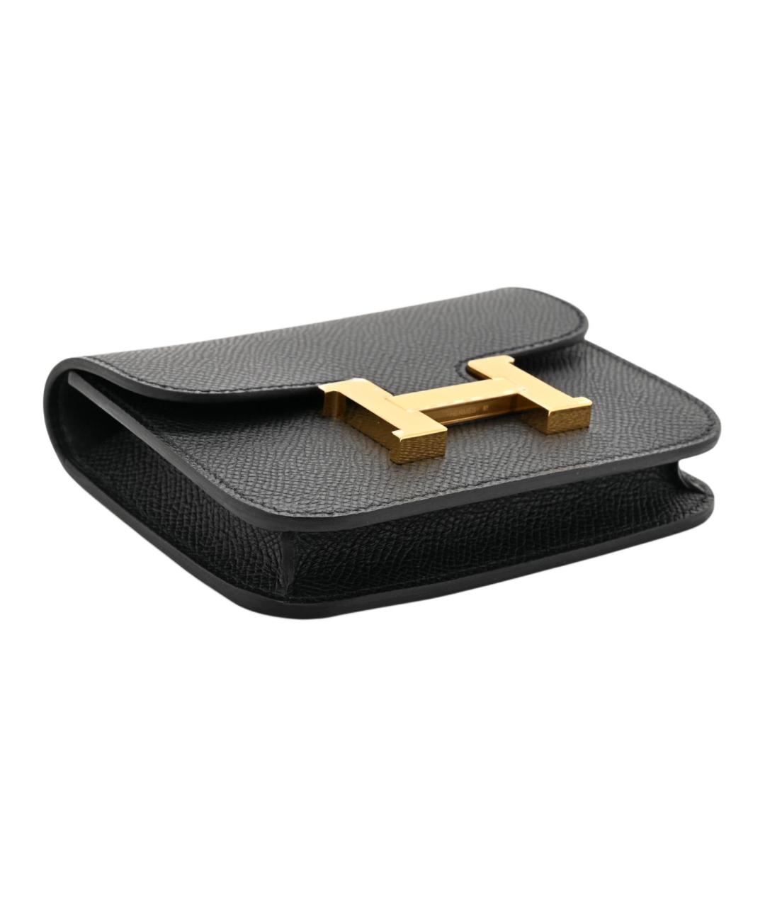 HERMES Черная кожаная поясная сумка, фото 2