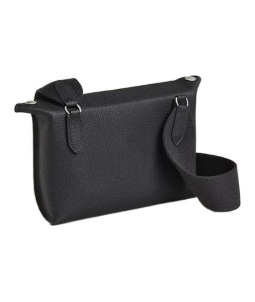 HERMES Черная сумка на плечо, фото 4