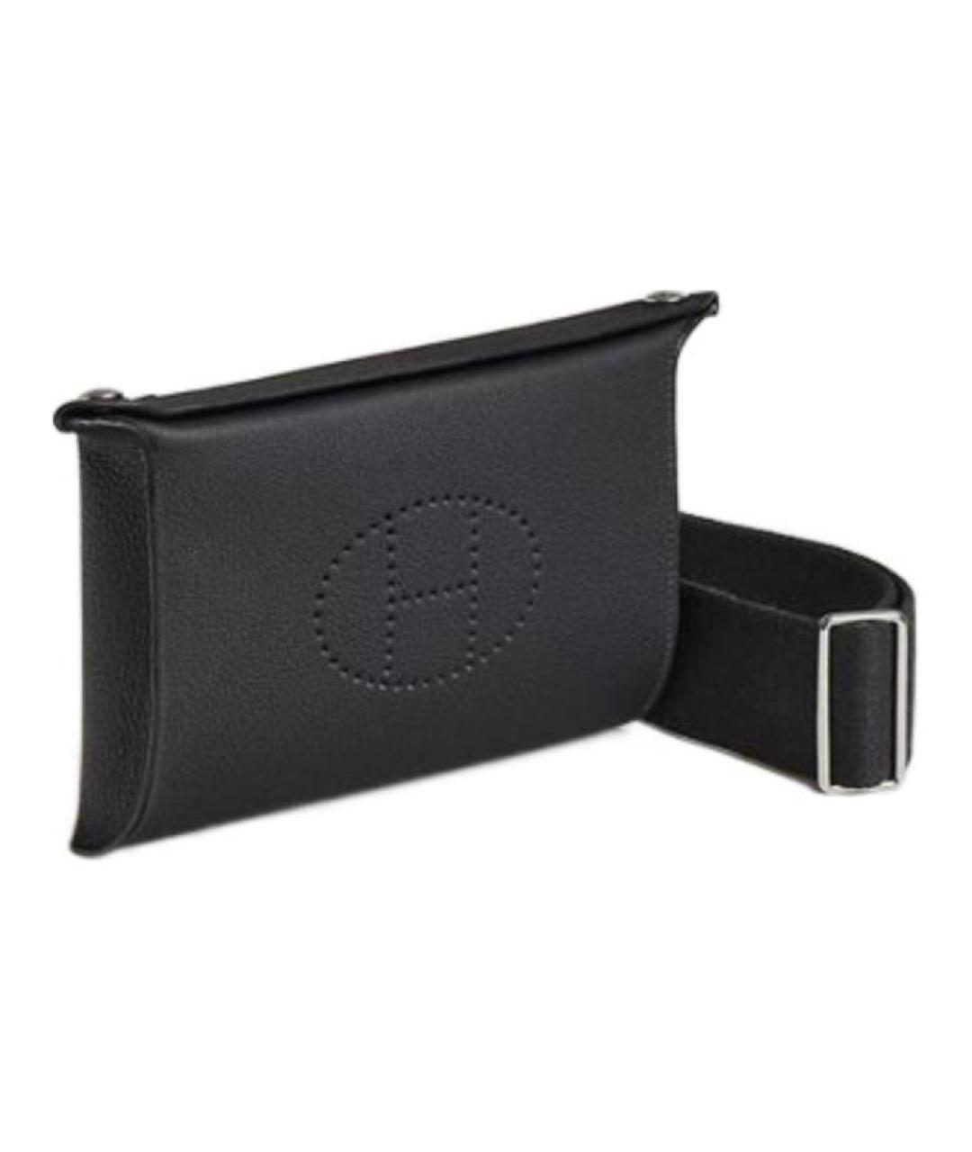 HERMES Черная сумка на плечо, фото 3