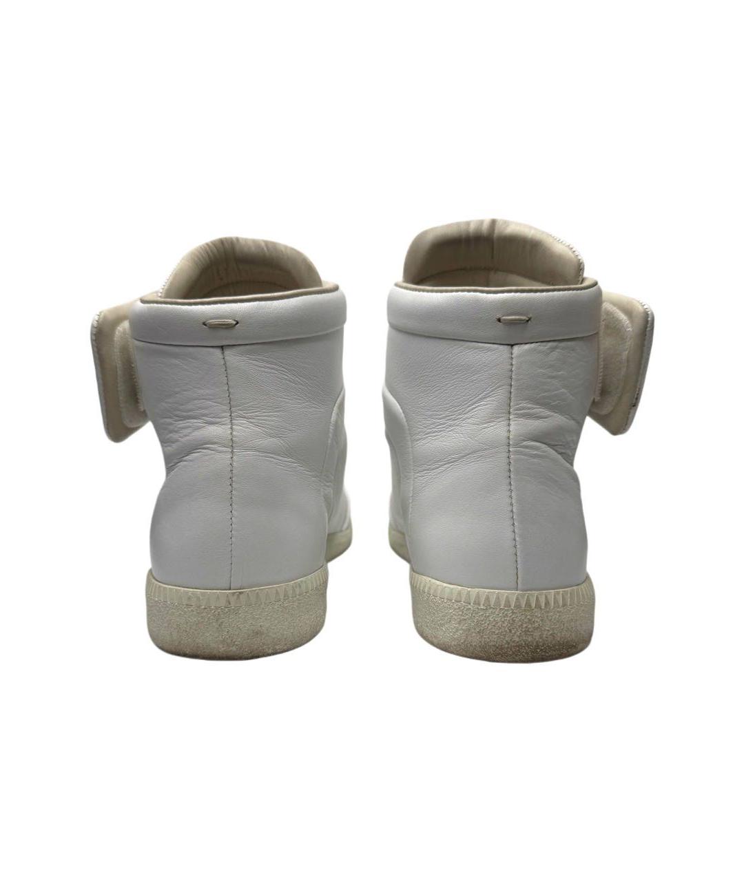 MAISON MARGIELA Белые кожаные кроссовки, фото 7