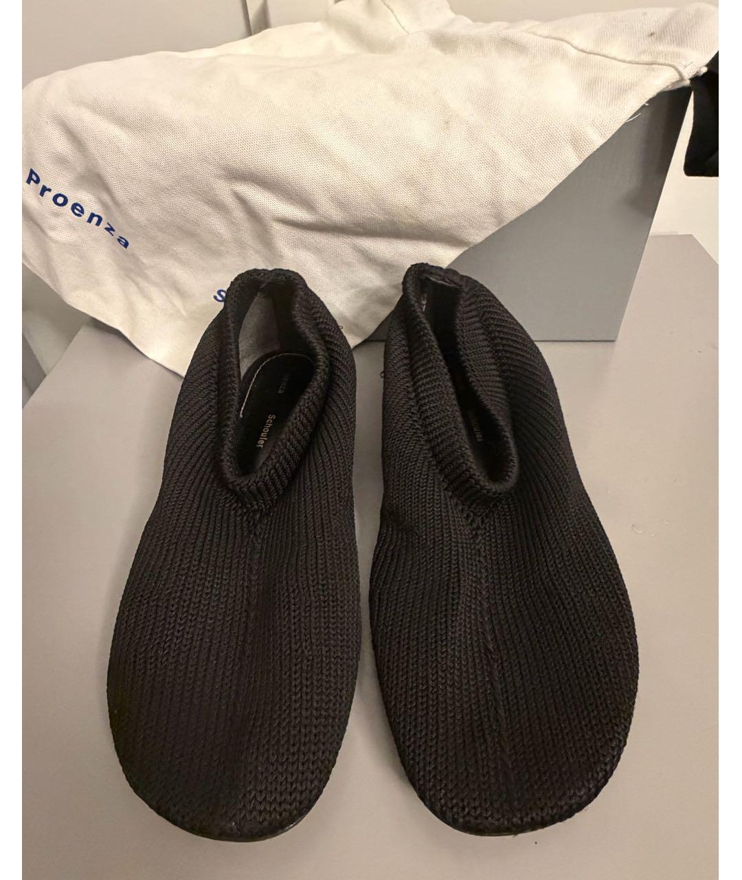 PROENZA SCHOULER Черные текстильные балетки, фото 3