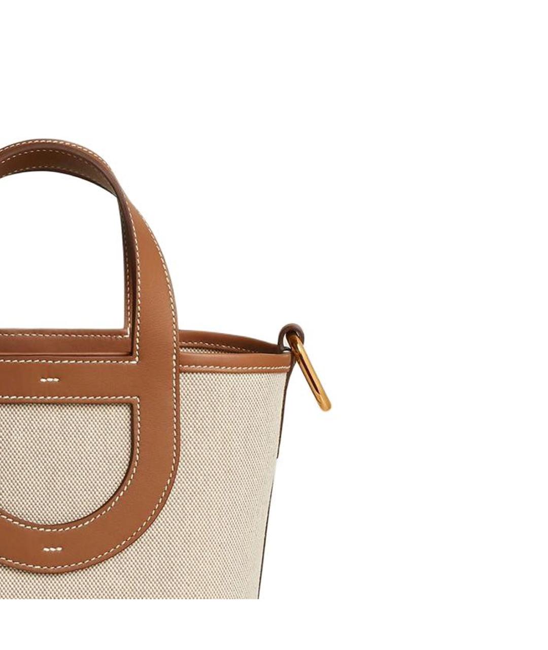 HERMES Бежевая сумка тоут, фото 2