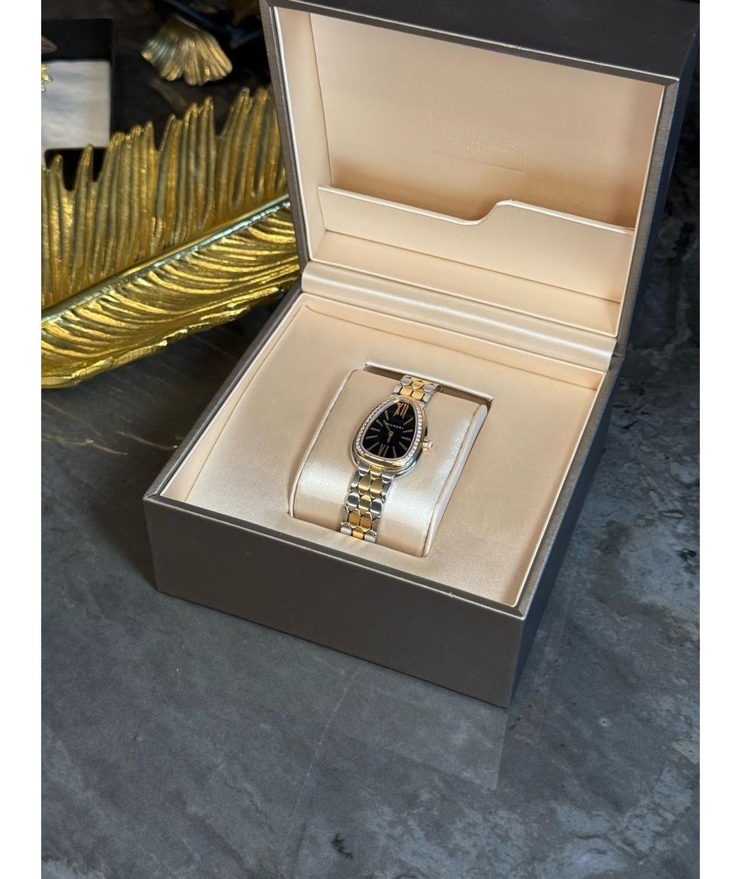 BVLGARI Золотые часы из белого золота, фото 4