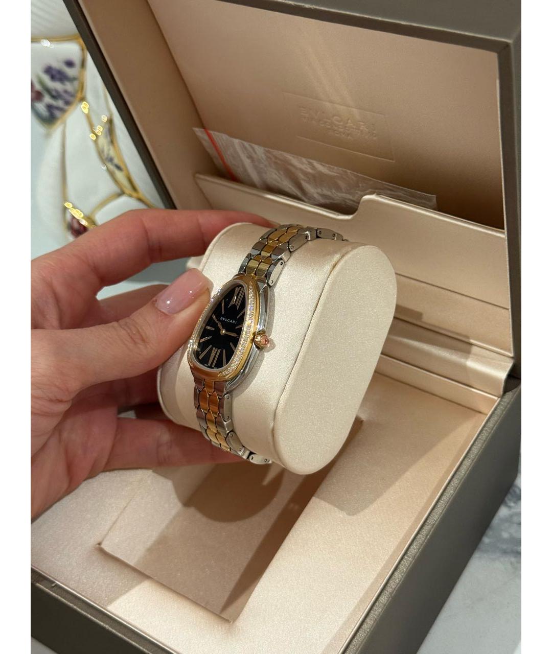 BVLGARI Золотые часы из белого золота, фото 5