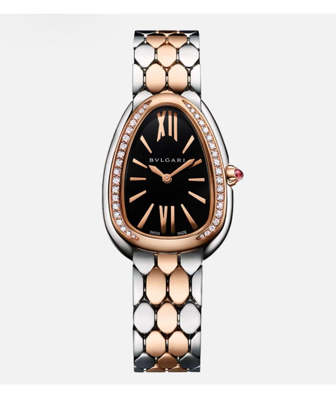 BVLGARI Золотые часы из белого золота, фото 6