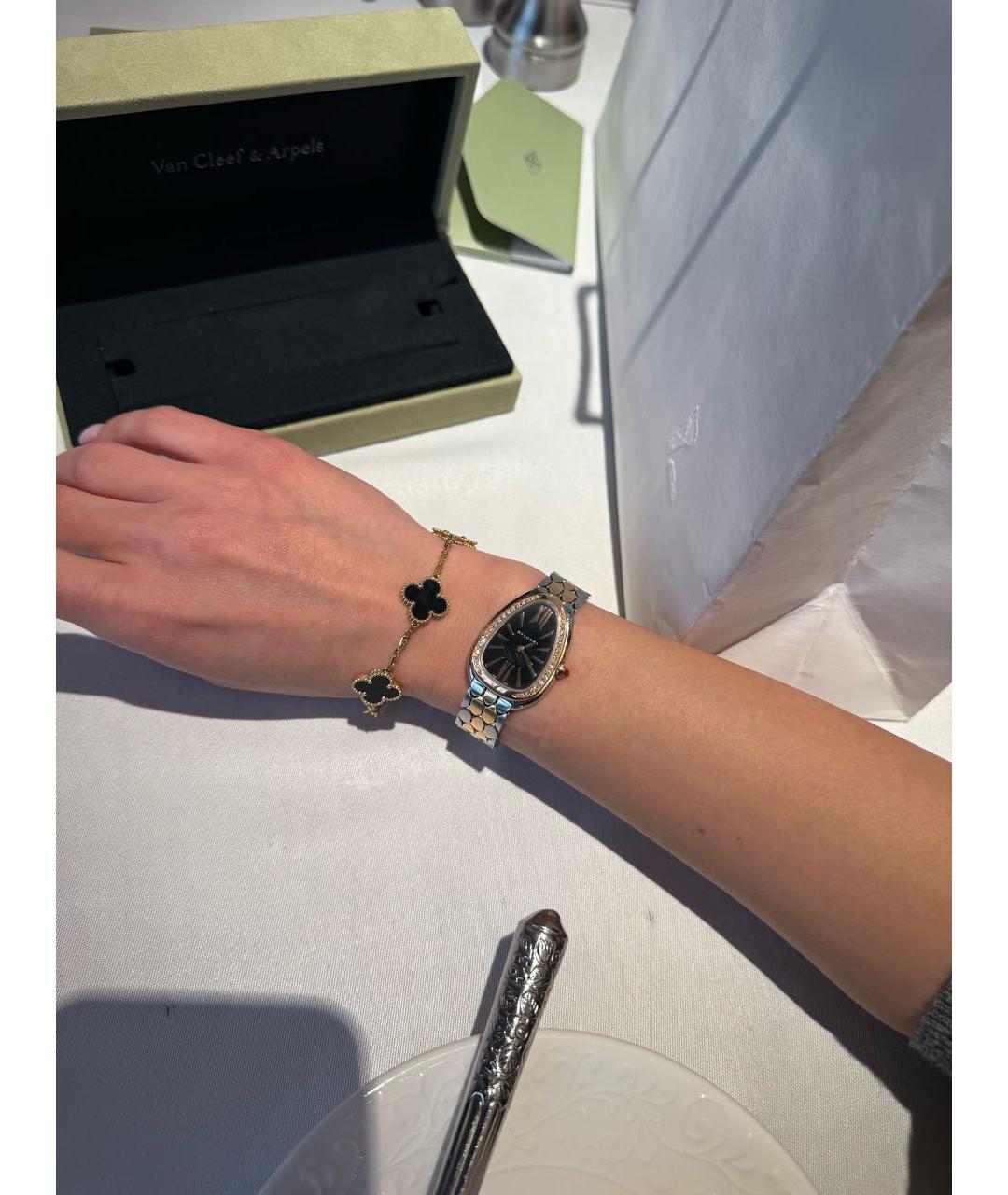 BVLGARI Золотые часы из белого золота, фото 2