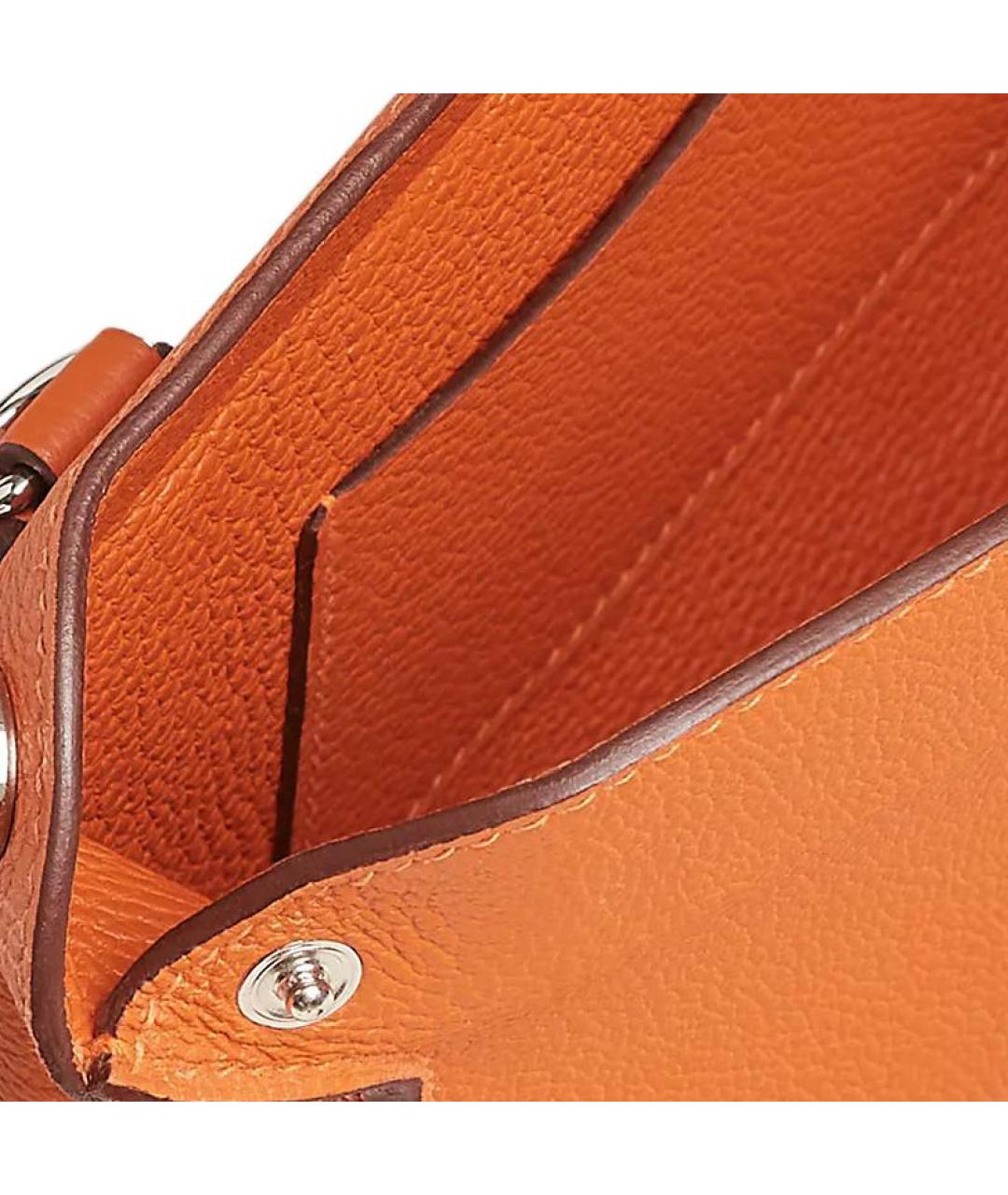 HERMES Оранжевая сумка на плечо, фото 4