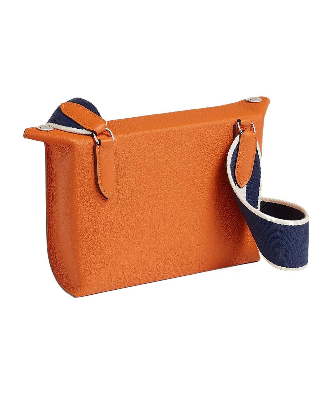 HERMES Оранжевая сумка на плечо, фото 3