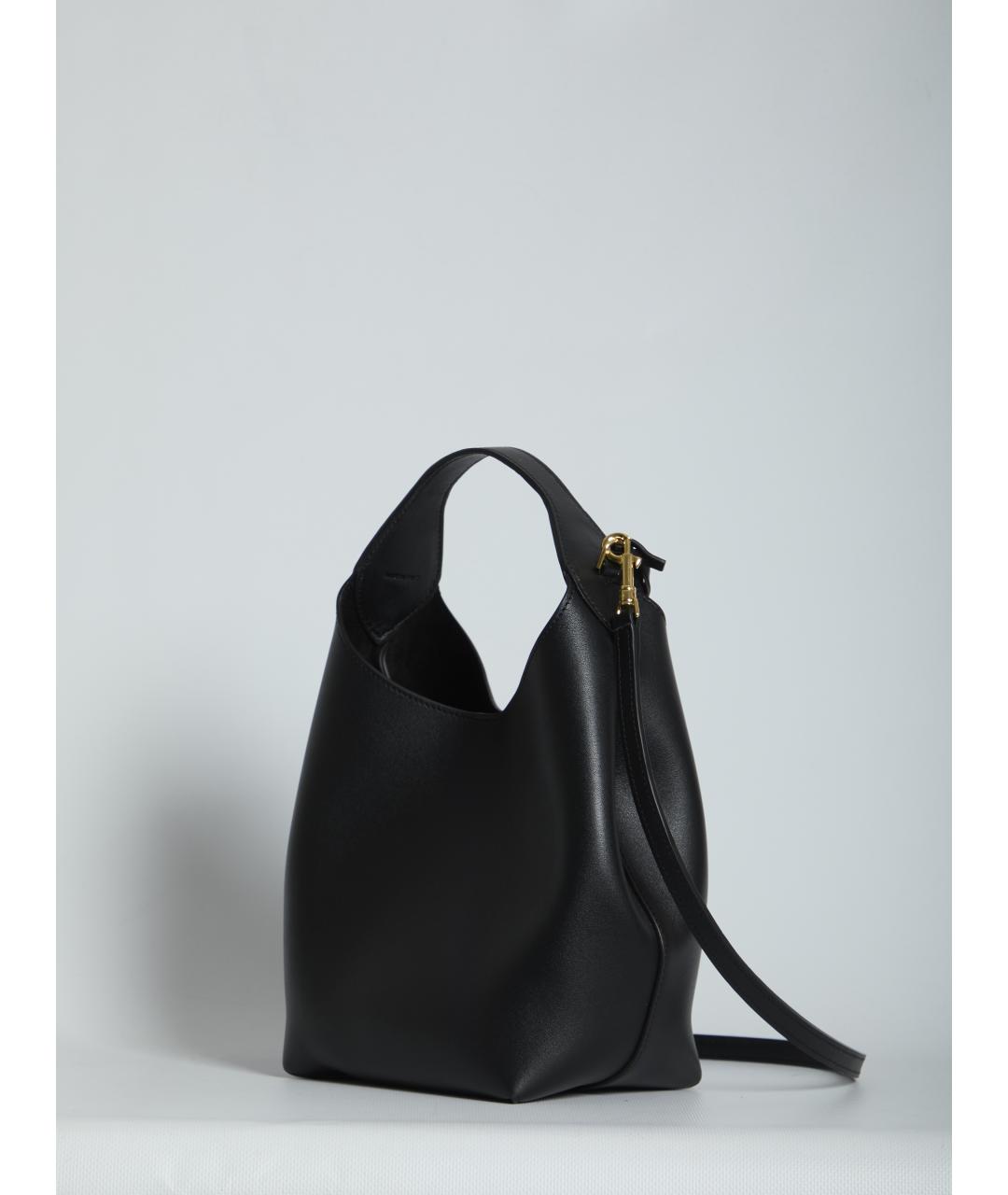 CELINE Черная кожаная сумка через плечо, фото 2