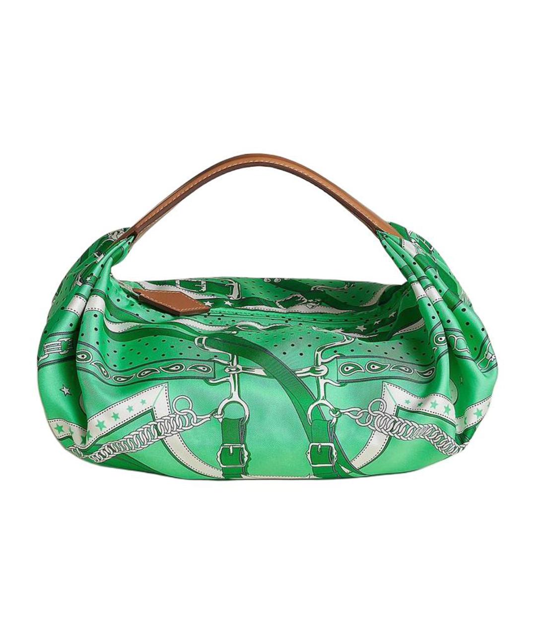 HERMES Зеленая сумка через плечо, фото 1