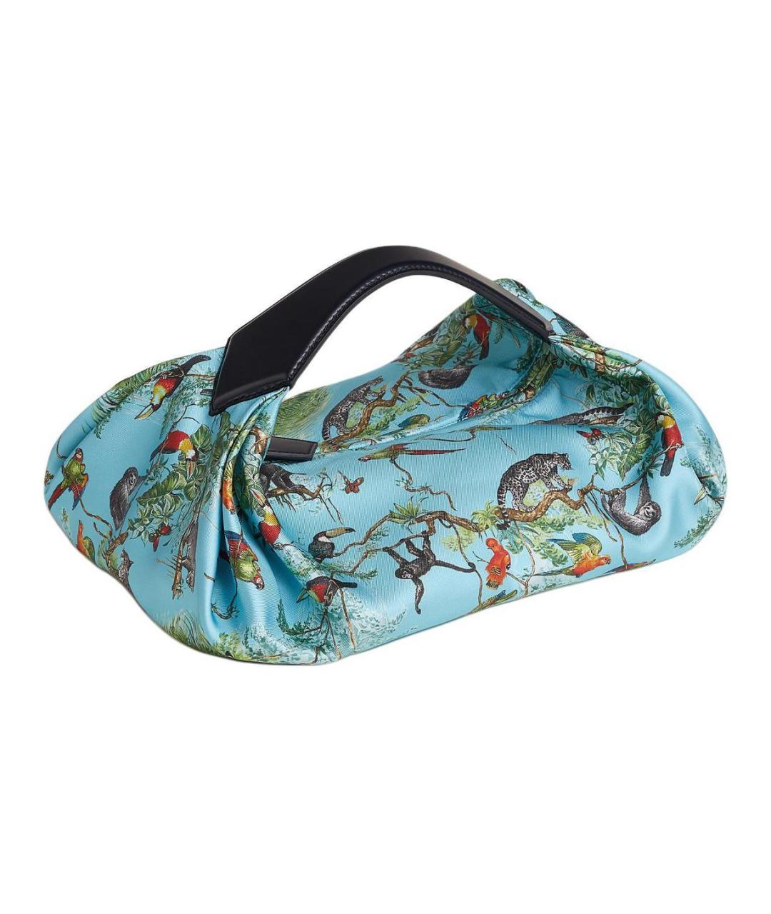 HERMES Синяя сумка через плечо, фото 3