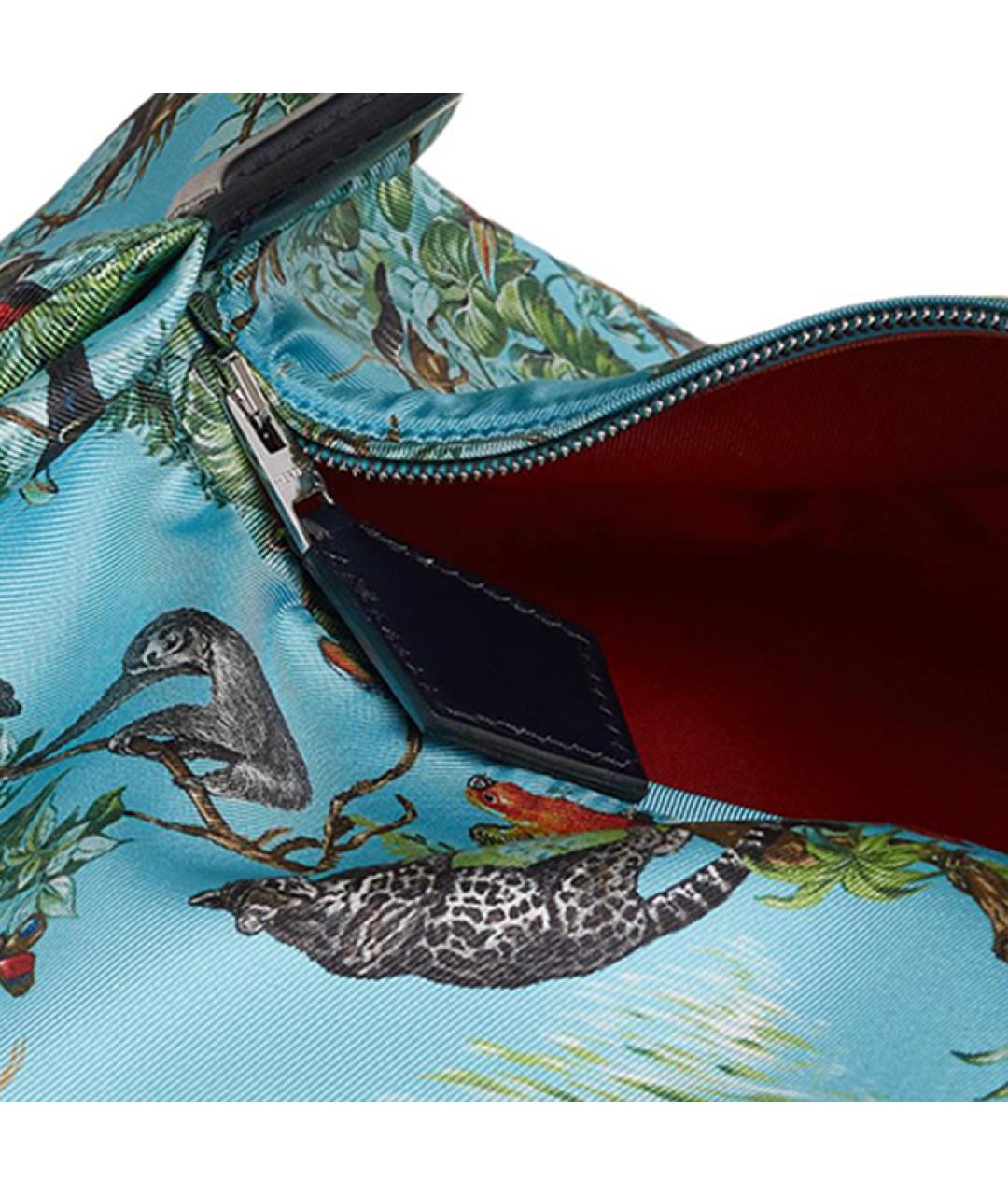 HERMES Синяя сумка через плечо, фото 4