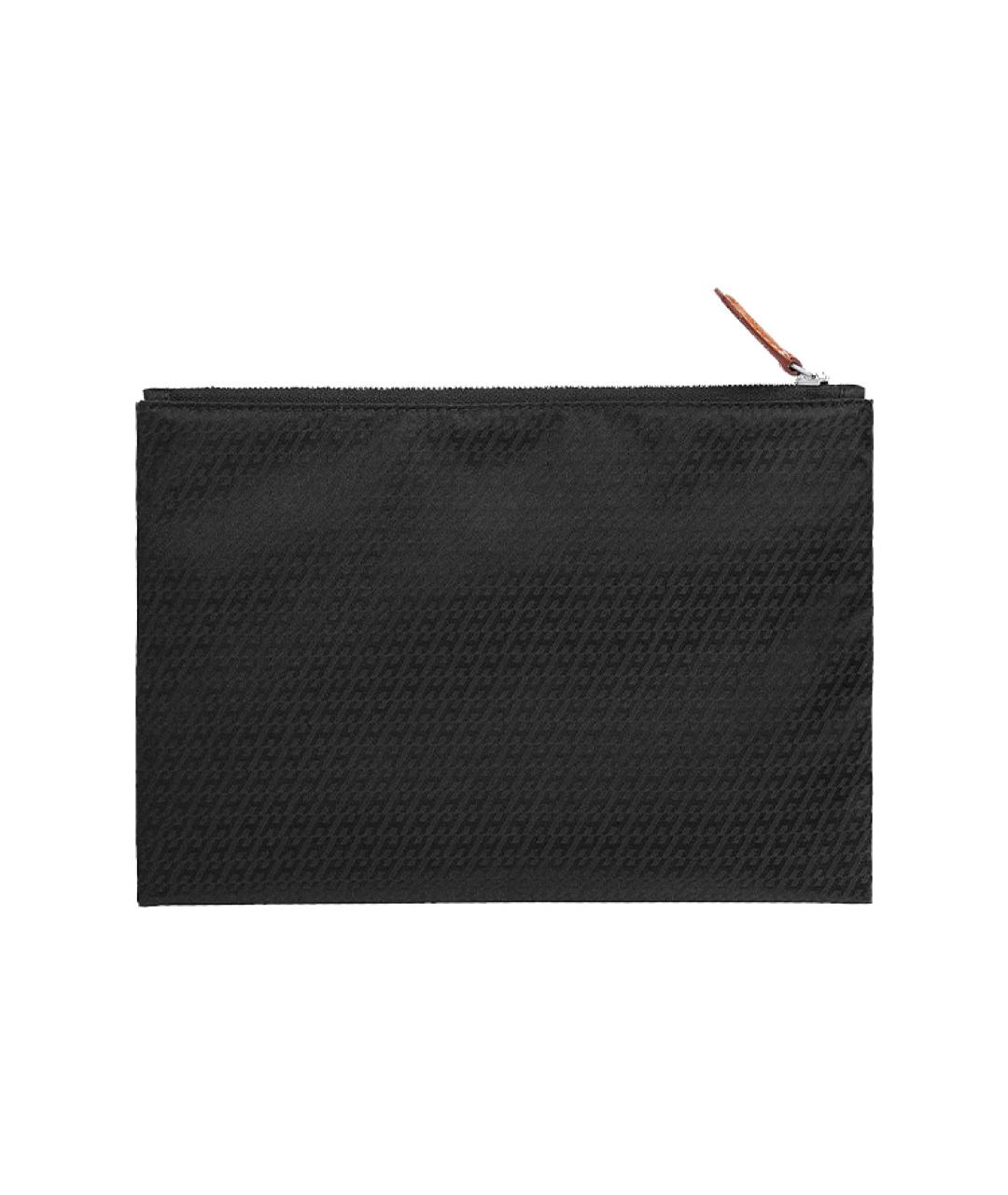 HERMES Черная косметичка, фото 2