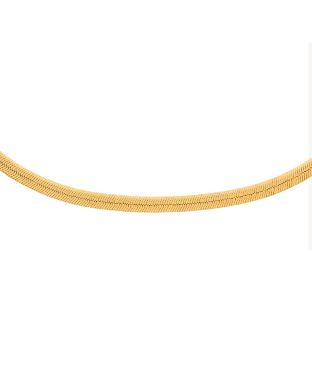 SAINT LAURENT Золотое металлическое колье, фото 2