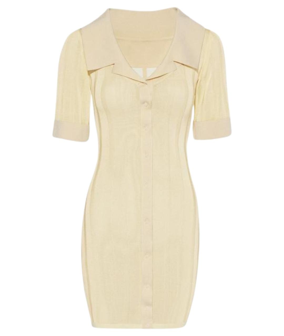 JACQUEMUS Бежевое повседневное платье, фото 1