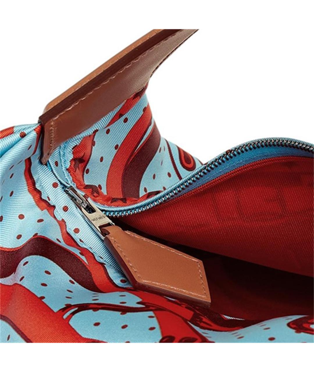 HERMES Синяя сумка через плечо, фото 4