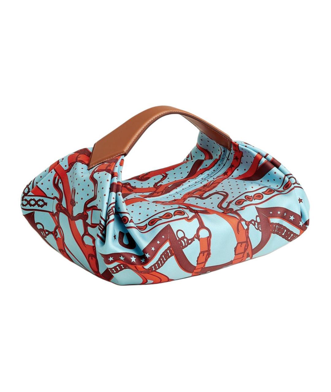 HERMES Синяя сумка через плечо, фото 2