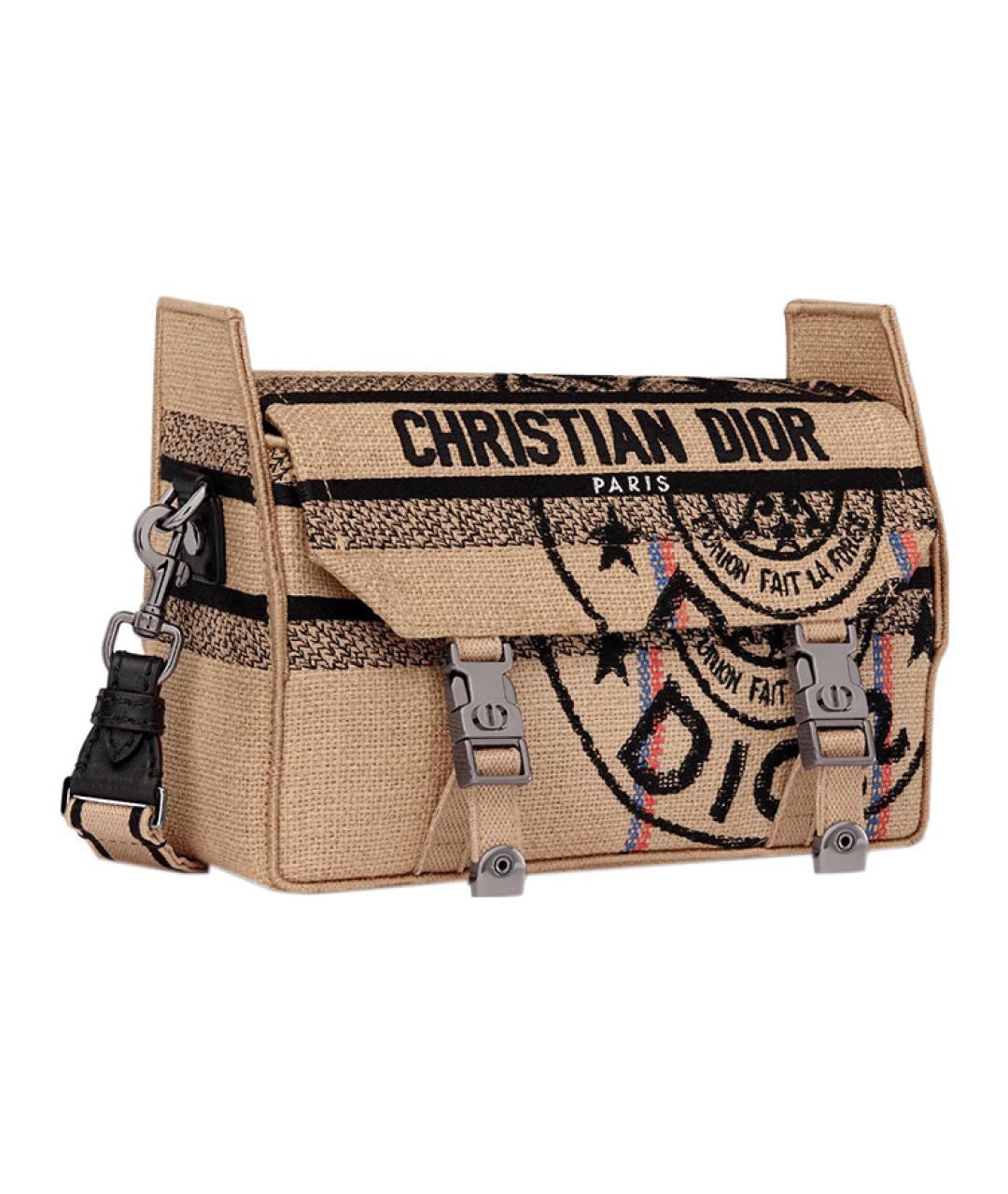 CHRISTIAN DIOR Коричневая сумка через плечо, фото 3