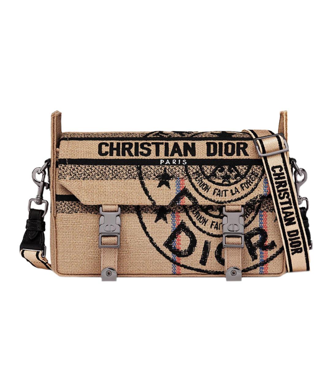 CHRISTIAN DIOR Коричневая сумка через плечо, фото 1