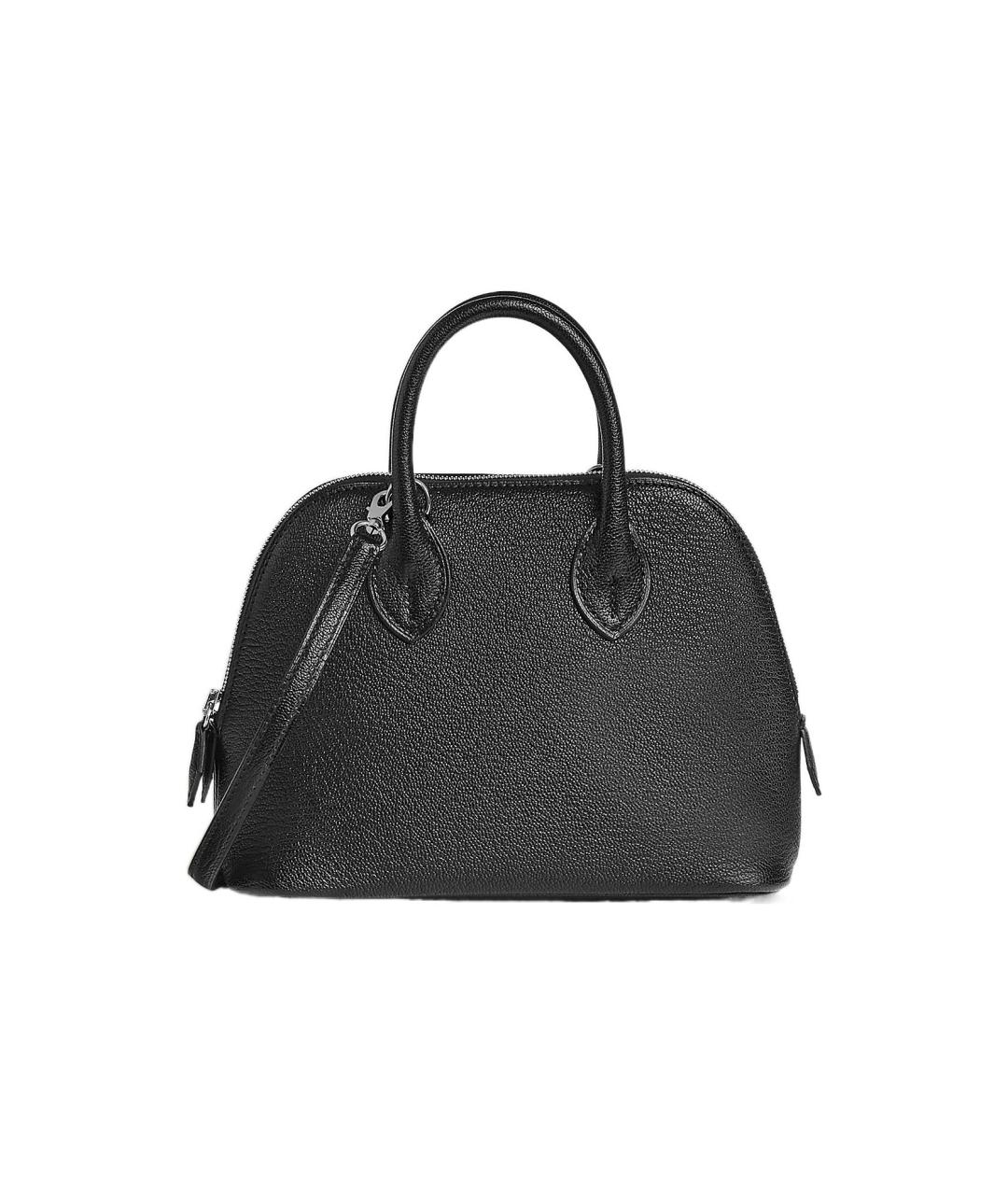 HERMES Черная кожаная сумка через плечо, фото 6