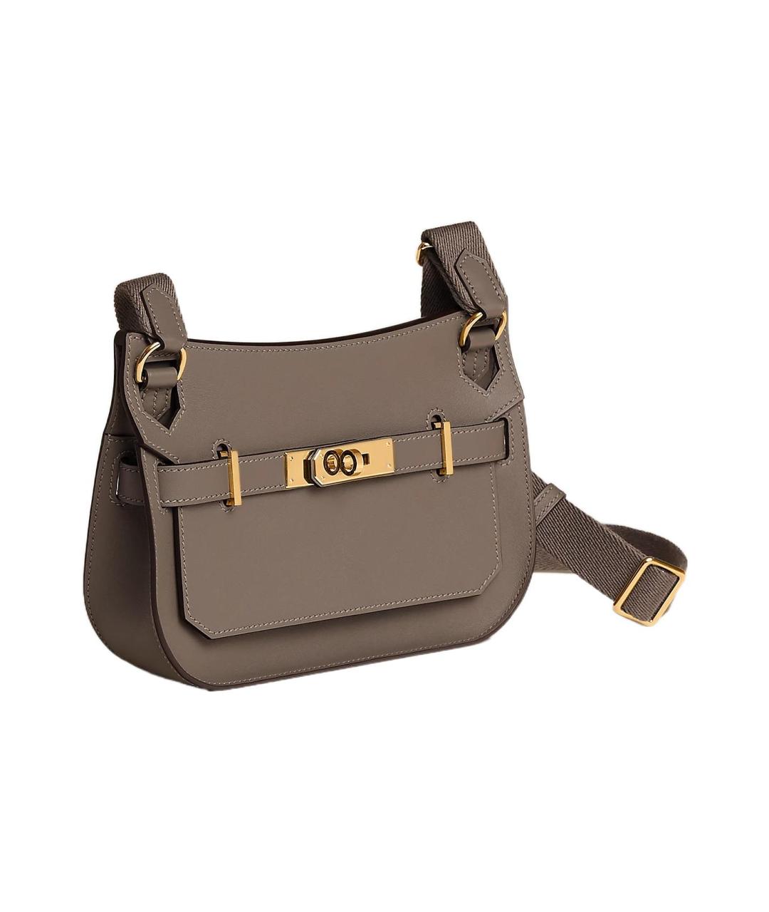 HERMES Коричневая кожаная сумка через плечо, фото 2